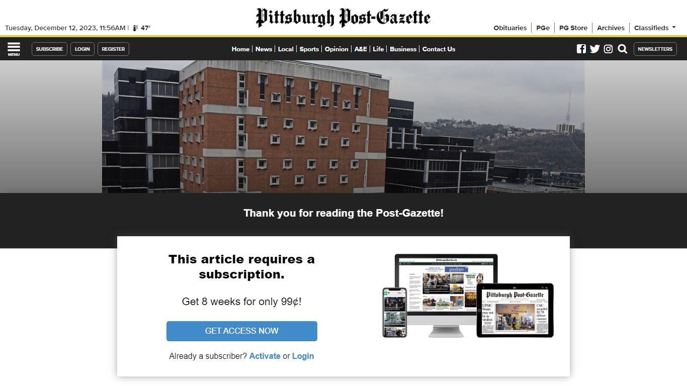 Allegheny County Jail inmate found dead - Pittsburgh Post-Gazette